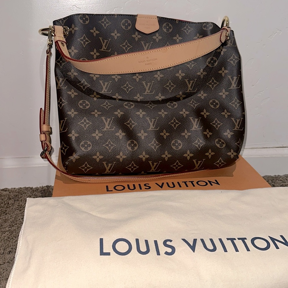 Graceful PM LV Monogram Pivoine Pink Interior